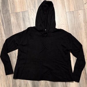 Everlane 100%Cashmere Black Women's Hoodie